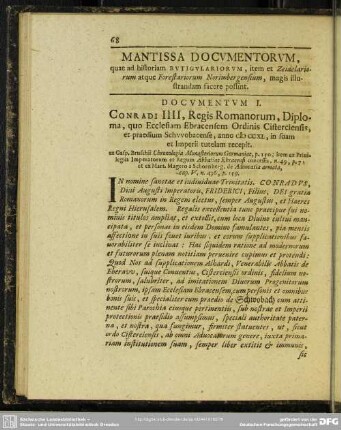 Mantissa Documentorum, quae ad historiam Butigulariorum, item et Zeidelariorum atque Forestariorum Norimbergensium, magis illustrandam facere possint