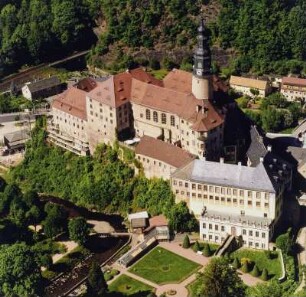 Schloss Weesenstein : Wessenstein, Schloss und Park