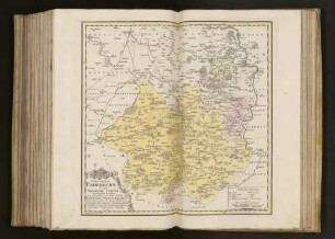 Episcopatvs Paderborn nec non Abbatiae Corvei Territorium seculare : cum adjacentibus Comitatibus Lippe, Ravensberg, Pyrmont, Rietberg