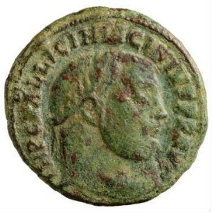 Münze, Follis, 316 - 317 n. Chr.