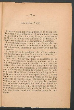 La vista fiscal