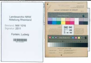 Entnazifizierung Ludwig Fontein , geb. 01.06.1894 (Arbeiter)