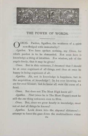 The power of words