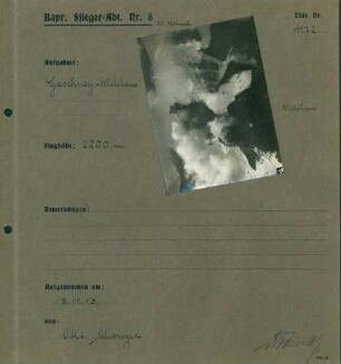 Foto des Geländes um das "Gaschney-Wirtshaus" (Luftbild)