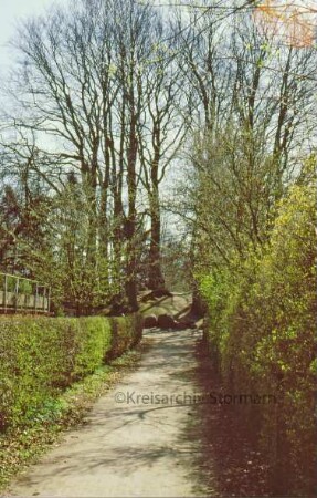 Grabhügel: Fußweg