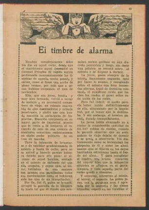 El timbre de alarma
