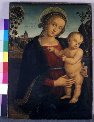 Madonna in Halbfigur mit dem Christuskinde, Folio 00131