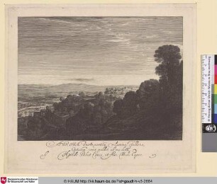 Aurora [Landschaft in der Morgendämmerung; Landscape at dawn]