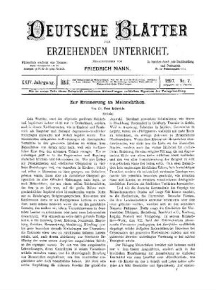Die Erinnerung an Melanchthon : (Schluss)