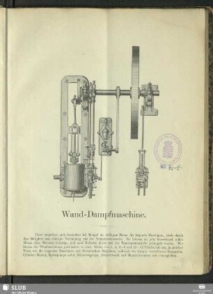 Wand-Dampfmaschine