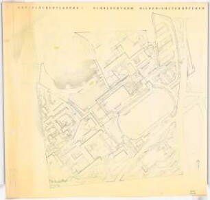 Grünflächen am Schulzentrum, Hilden: Lageplan 1:500