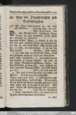 48. Von der Dienstfertigkeit und Barmherzigkeit.