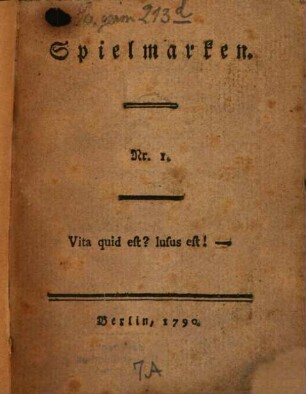 Spielmarken