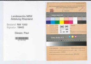 Entnazifizierung Paul Giesen, geb. 11.12.1918 (Polizeibeamter)