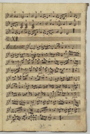 12. Anonymus, Andante, A-Dur