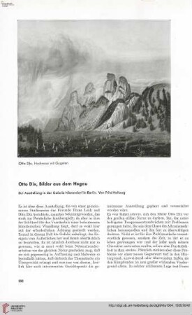 50: Otto Dix, Bilder aus dem Hegau : zur Ausstellung in der Galerie Nierendorf in Berlin