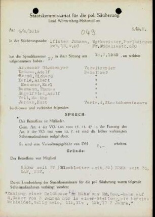 Pfister, Johann