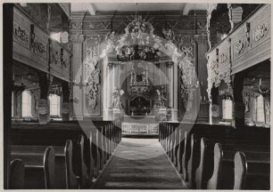 Gemeinderaum der evangelischen Kirche Wirschkowitz nach W