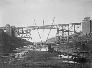 Mittellandkanal im Bau