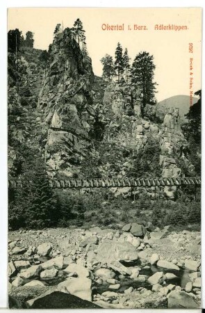 Okertal. Adlerklippen
