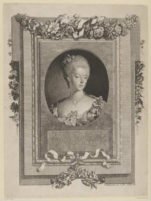 Bildnis der Frederique Sophie Wilhelmine Princesse de Prusse