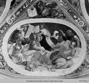Freskenzyklus: Szenen aus dem Leben Mariens : Kuppelfresken : Sibyllen und Propheten