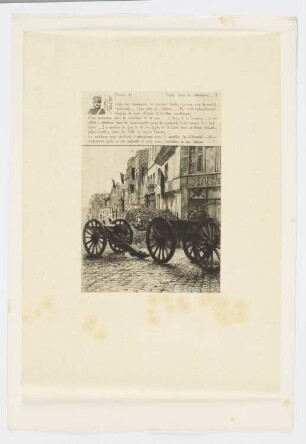 Février 1871 Mais nos vainqueurs ne peuvent traiter..., Blatt 3 der Folge "Paris sous la commune"