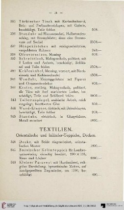 Textilien (Nr. 346-356)