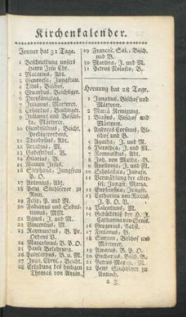 Kirchenkalender