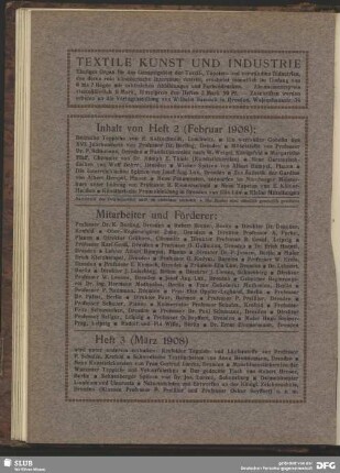Heft 3 (März 1908)