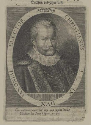 Bildnis des Kurfürsten Christian I. von Sachsen