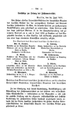 Vorschläge zur Hebung des Zeichenunterrichts