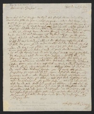 Brief an Maria Anna Walburga Ignatia Mozart : 21.07.1784