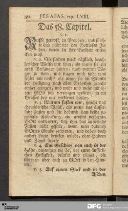 Das 58. Capitel.