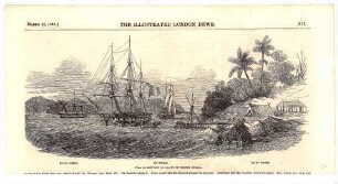 View in the iles du Salut in French Guiana, Ile S. Joseph.- Ile Royale.- Ile Du Diable