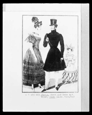 Herr und Dame mit Kind