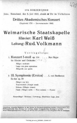 Drittes Akademisches Konzert