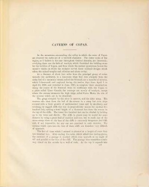 Caverns of Copan, Honduras : report on explorations by the (Peabody) Museum, 1896 - 97