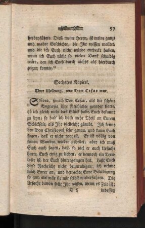 Sechstes Kapitel. Thut Meldung, wer Don Cesar war