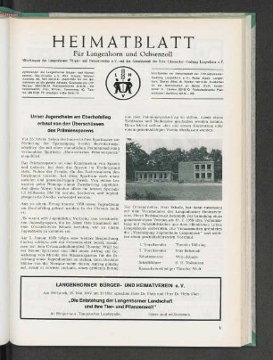 "Die Entstehung der Langenhorner Landschaft und ihre Tier- und Pflanzenwelt"