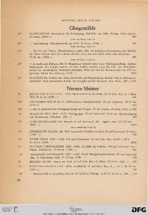 Neuere Meister (Nr. 67-119)