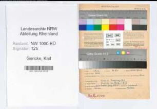 Entnazifizierung Karl Gericke, geb. 18.02.1901 (Amtsanwalt)