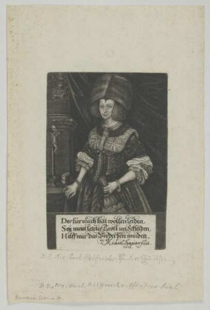 Bildnis der Dorothea Sabina Helffrich