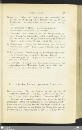 12. Objective Farben, Spectrum, Absorption