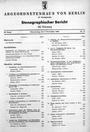 Nr. 17(82), 3. November 1966