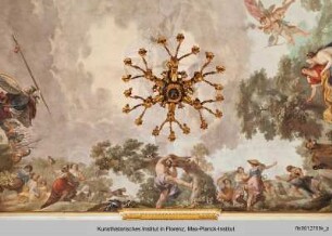 Deckenbild mit Szenen aus dem Orlando Furioso