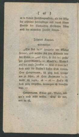 Zehntes Kapitel. Sprüchwörter