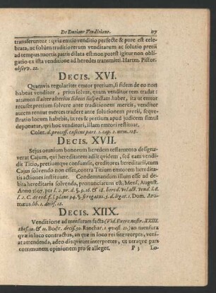 Decis. XIIX.