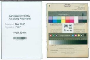 Entnazifizierung Erwin Wolff , geb. 20.01.1914 (Buchhalter)
