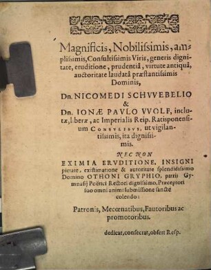 Exercitationum physicarum agōnisma quintum, de mundo